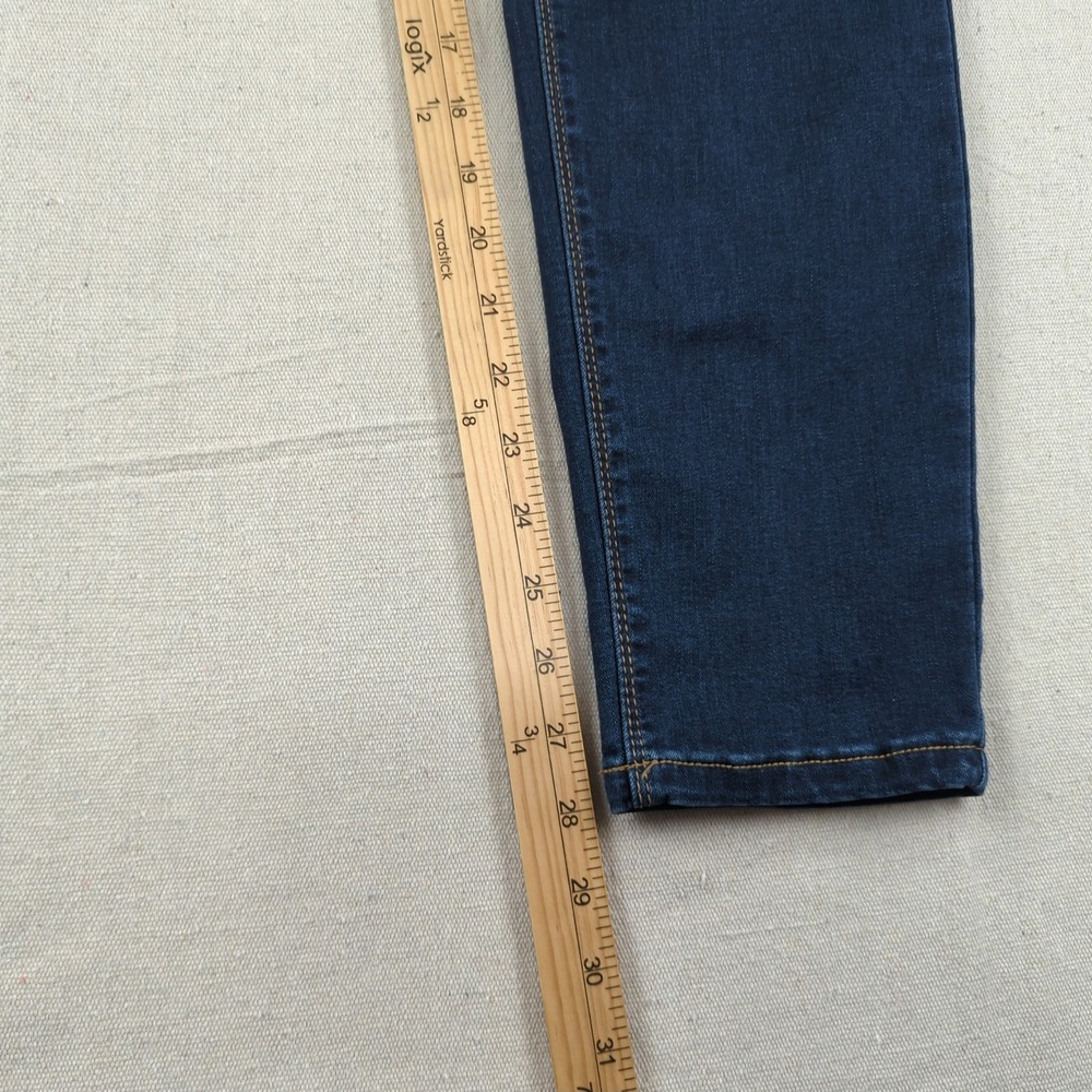 Curve Appeal Jeans Womens 16W Blue‎ Essential Skinny High Rise Stretch - Picture 5 of 15